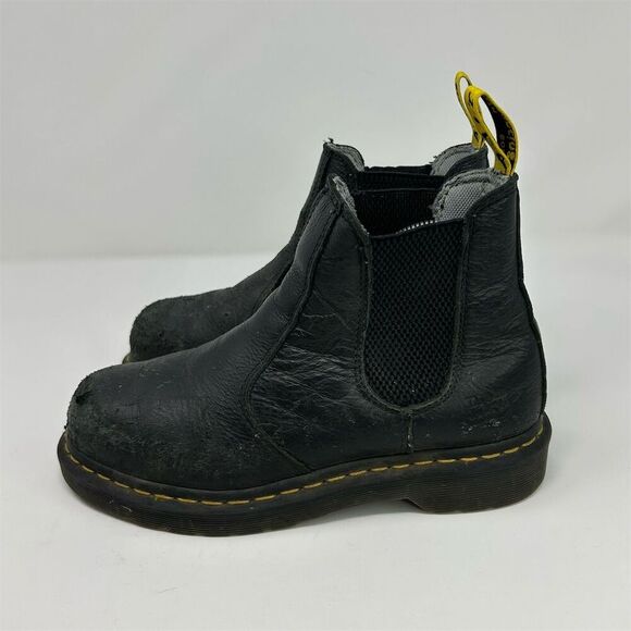 Dr. Martens Arbor ST Chelsea Boots Black Leather Steel Toe Slip Resistant Size 7 - Picture 9 of 16